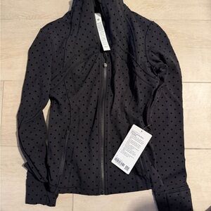 NWT Lululemon Define Jacket Nulu 
Flocked Polka Dot
